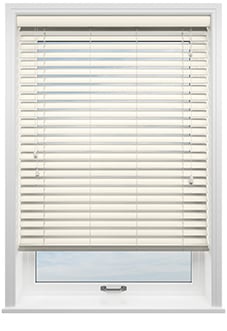 Ecowood, Ivory Cream Satin - Venetian Blind